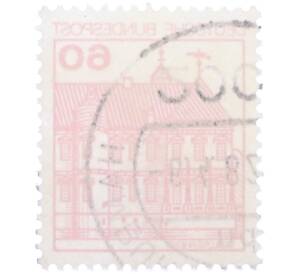 Почтовая марка 60 пфеннигов 1979 года Западная Германия (ФРГ) «Крепости и замки — Райдт» — Фото №2