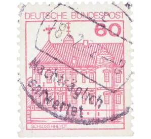 Почтовая марка 60 пфеннигов 1979 года Западная Германия (ФРГ) «Крепости и замки — Райдт» — Фото №1