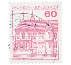 Почтовая марка 60 пфеннигов 1979 года Западная Германия (ФРГ) «Крепости и замки — Райдт» — Фото №1