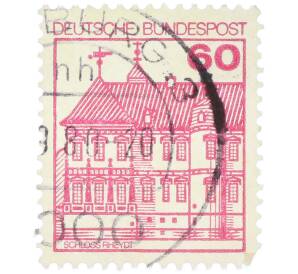 Почтовая марка 60 пфеннигов 1979 года Западная Германия (ФРГ) «Крепости и замки — Райдт» — Фото №1