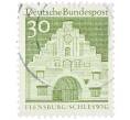 Почтовая марка 30 пфеннигов 1966 года Западная Германия (ФРГ) «Северные ворота в Фленсбурге» (Артикул: T11-37378) — Фото №1