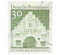 Почтовая марка 30 пфеннигов 1966 года Западная Германия (ФРГ) «Северные ворота в Фленсбурге» (Артикул: T11-37381) — Фото №1