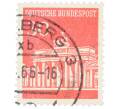 Почтовая марка 30 пфеннигов 1966 года Западная Германия (ФРГ) «Бранденбургские ворота» (Артикул: T11-37387) — Фото №1
