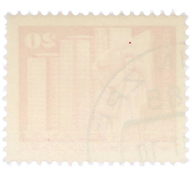 Почтовая марка 20 пфеннигов 1973 года Восточная Германия (ГДР) «Площадь Ленина в Берлине» (Артикул: T11-37414) — Фото №2