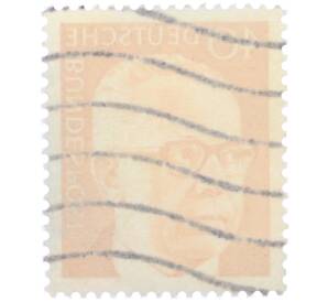 Почтовая марка 40 пфеннигов 1971 года Западная Германия (ФРГ) «Президент Густав Хайнеман» — Фото №2