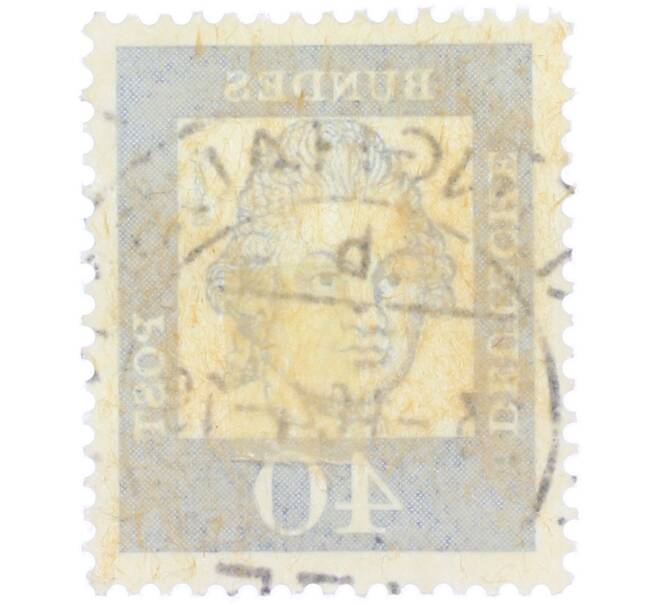 Почтовая марка 40 пфеннигов 1961 года Западная Германия (ФРГ) «Выдающиеся немцы — Готхольд Эфраим Лессинг» (Артикул: T11-37487) — Фото №2