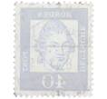 Почтовая марка 40 пфеннигов 1961 года Западная Германия (ФРГ) «Выдающиеся немцы — Готхольд Эфраим Лессинг» (Артикул: T11-37497) — Фото №2