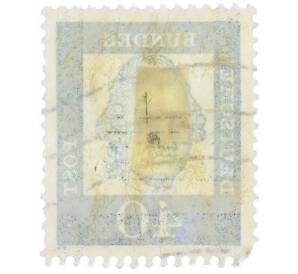 Почтовая марка 40 пфеннигов 1961 года Западная Германия (ФРГ) «Выдающиеся немцы — Готхольд Эфраим Лессинг» — Фото №2