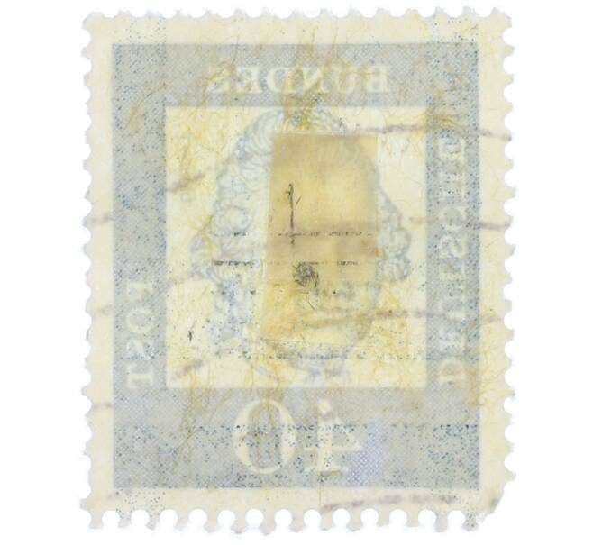 Почтовая марка 40 пфеннигов 1961 года Западная Германия (ФРГ) «Выдающиеся немцы — Готхольд Эфраим Лессинг» (Артикул: T11-37498) — Фото №2