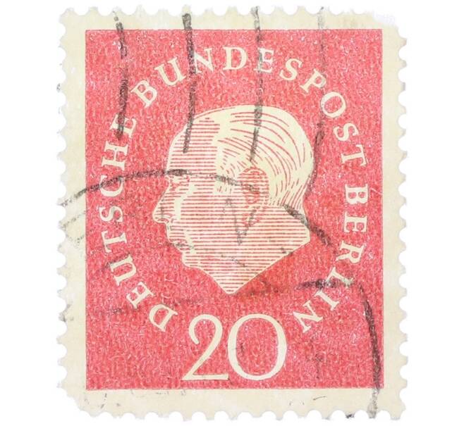 Почтовая марка 20 пфеннигов 1959 года Западная Германия (ФРГ) «Теодор Хойс» (Артикул: T11-37516) — Фото №1