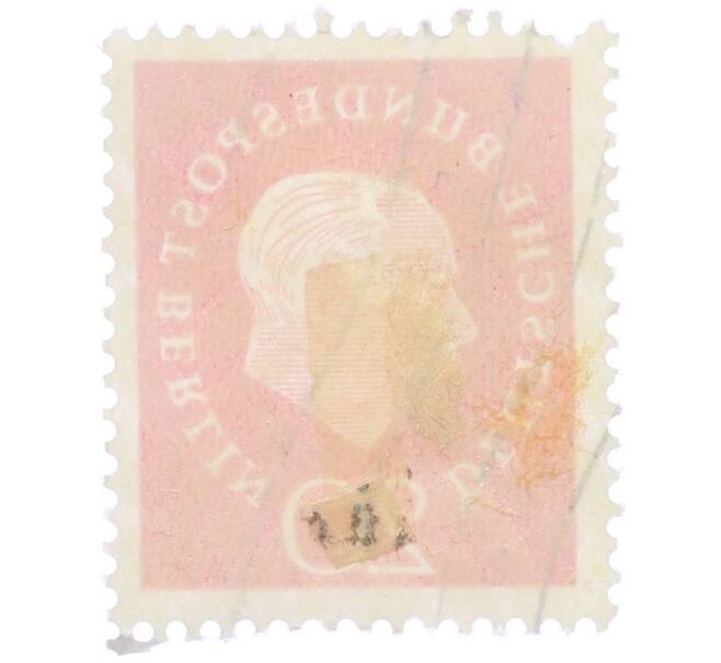 Почтовая марка 20 пфеннигов 1959 года Западная Германия (ФРГ) «Теодор Хойс» (Артикул: T11-37517) — Фото №2