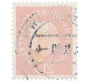 Почтовая марка 20 пфеннигов 1959 года Западная Германия (ФРГ) «Теодор Хойс» — Фото №2