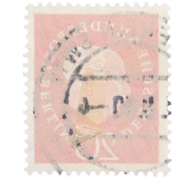 Почтовая марка 20 пфеннигов 1959 года Западная Германия (ФРГ) «Теодор Хойс» (Артикул: T11-37530) — Фото №2