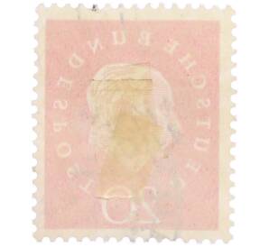 Почтовая марка 20 пфеннигов 1959 года Западная Германия (ФРГ) «Теодор Хойс» — Фото №2