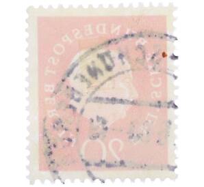 Почтовая марка 20 пфеннигов 1959 года Западная Германия (ФРГ) «Теодор Хойс» — Фото №2