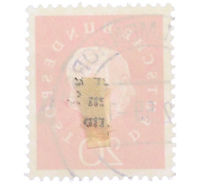 Почтовая марка 20 пфеннигов 1959 года Западная Германия (ФРГ) «Теодор Хойс» (Артикул: T11-37538) — Фото №2