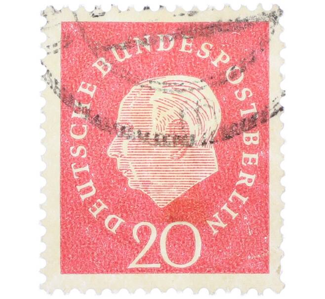 Почтовая марка 20 пфеннигов 1959 года Западная Германия (ФРГ) «Теодор Хойс» (Артикул: T11-37542) — Фото №1