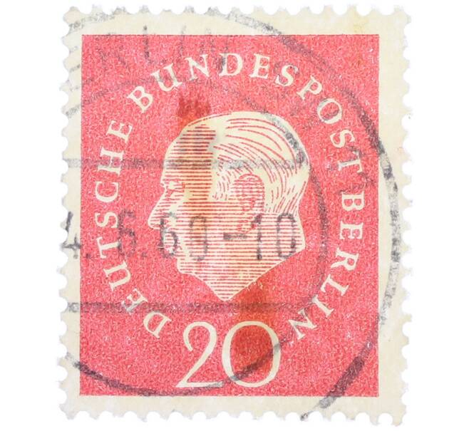 Почтовая марка 20 пфеннигов 1959 года Западная Германия (ФРГ) «Теодор Хойс» (Артикул: T11-37543) — Фото №1