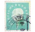 Почтовая марка 7 пфеннигов 1959 года Западная Германия (ФРГ) «Теодор Хойс» (Артикул: T11-37548) — Фото №1