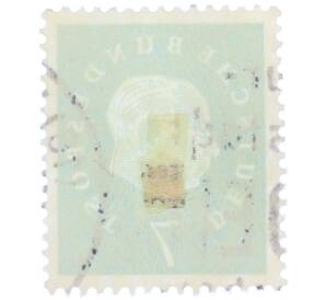 Почтовая марка 7 пфеннигов 1959 года Западная Германия (ФРГ) «Теодор Хойс» — Фото №2