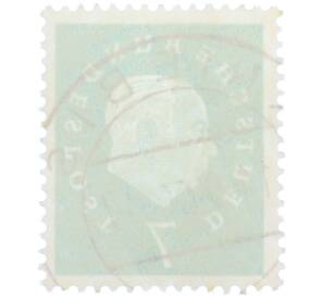 Почтовая марка 7 пфеннигов 1959 года Западная Германия (ФРГ) «Теодор Хойс» — Фото №2
