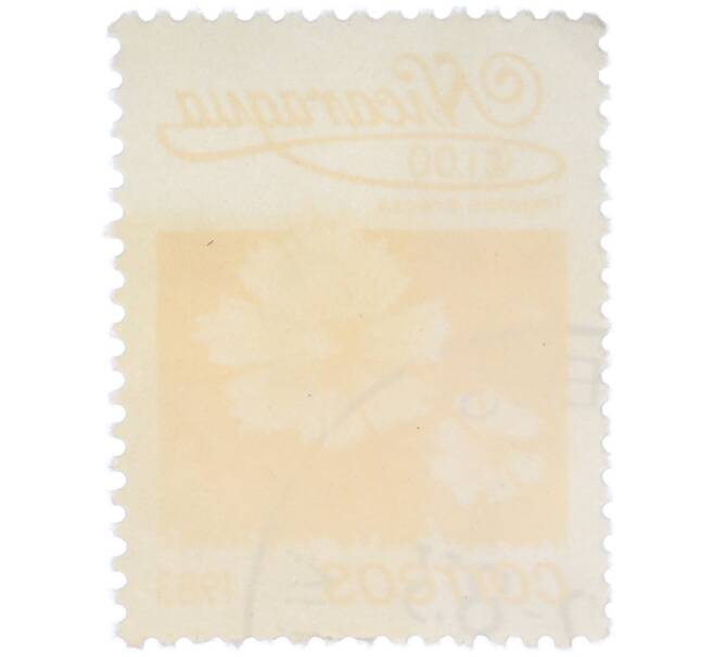 Почтовая марка 1 кордоба 1983 года Никарагуа «Бархатцы прямостоячие» (Артикул: T11-37569) — Фото №2