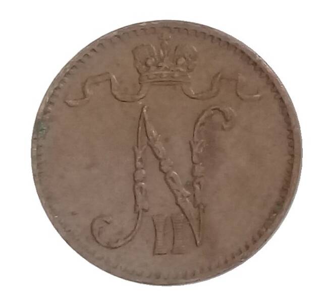 Монета 1 пенни 1912 года Русская Финляндия (Артикул M1-32597)