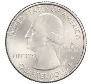 1/4 доллара (25 центов) 2011 года D США «Национальные парки — №10 Рекреационная зона Чикасо» — Фото №2