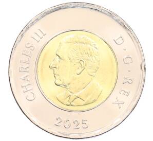 2 доллара 2025 года Канада «Чествование неизвестного солдата Канады» — Фото №2