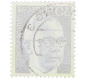 Почтовая марка 50 пфеннигов 1971 года Западная Германия (ФРГ) «Президент Густав Хайнеман» — Фото №2