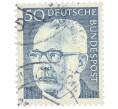 Почтовая марка 50 пфеннигов 1971 года Западная Германия (ФРГ) «Президент Густав Хайнеман» (Артикул: T11-37665) — Фото №1