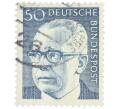 Почтовая марка 50 пфеннигов 1971 года Западная Германия (ФРГ) «Президент Густав Хайнеман» (Артикул: T11-37666) — Фото №1