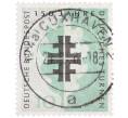 Почтовая марка 10 пфеннигов 1958 года Западная германия (ФРГ) «150 лет немецкому гимнастическом удвижению» (Артикул: T11-37708) — Фото №1