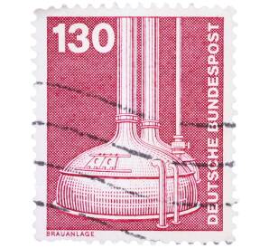 Почтовая марка 130 пфеннигов 1982 года Западная Германия (ФРГ) «Пивоварение» — Фото №1