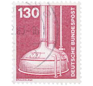 Почтовая марка 130 пфеннигов 1982 года Западная Германия (ФРГ) «Пивоварение» — Фото №1