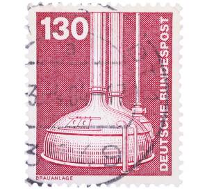 Почтовая марка 130 пфеннигов 1982 года Западная Германия (ФРГ) «Пивоварение» — Фото №1