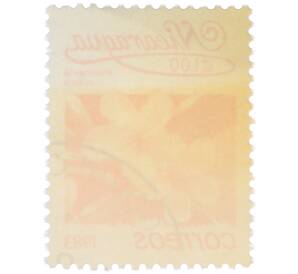 Почтовая марка 1 кордоба 1983 года Никарагуа «Плюмерия красная» — Фото №2