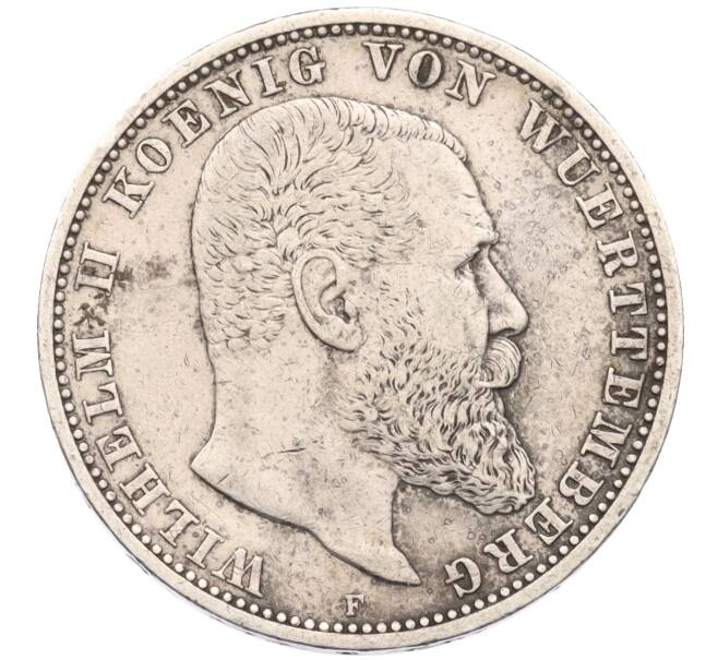 Монета 5 марок 1904 года F Германия (Вюртемберг) (Артикул: T11-37857) — Фото №1