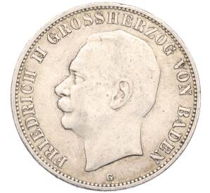 5 марок 1908 года G Германия (Баден) — Фото №1