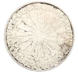 10 марок 1972 года D Германия «Олимпиада в Мюнхене — Эмблема» (с надписью In Deutschland) — Фото №1