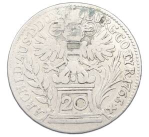 20 крейцеров 1765 года Австрия (Мария Терезия — Орел со щитом Австрии) — Фото №1