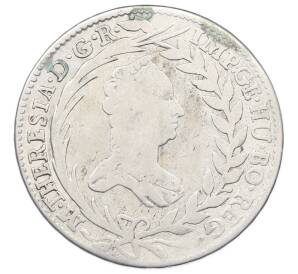 20 крейцеров 1765 года Австрия (Мария Терезия — Орел со щитом Австрии) — Фото №2
