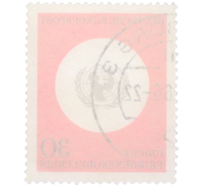 Почтовая марка 30 пфеннигов 1966 года Западная Германия (ФРГ) «Детский фонд ООН (ЮНИСЕФ)» (Артикул: T11-37961) — Фото №2