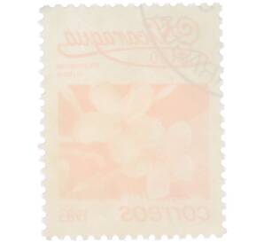 Почтовая марка 1 кордоба 1983 года Никарагуа «Плюмерия красная» — Фото №2