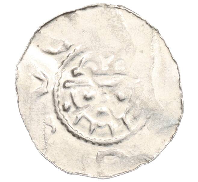 Монета Денарий 1059-1086 года Йевер — Герман (Артикул: K2-0788) — Фото №1