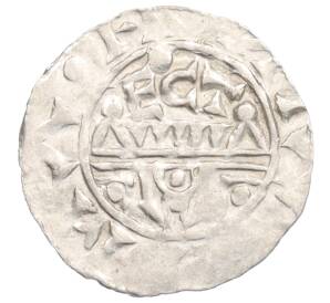 Денарий 1054-1076 года Епископство Утрехт — Князь-епископ Вильгельм де Понте — Фото №2