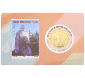2 евро 2018 года Сан-Марино (в блистере) — Фото №1