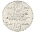 Монета 10 марок 1989 года Восточная Германия (ГДР) «40 лет образования ГДР» (Артикул: M2-92088) — Фото №2