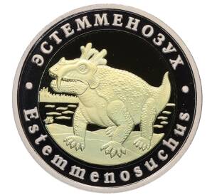 Монетовидный жетон 5 червонцев 2025 года ММД «Исчезнувшие виды — Эстемменозух» — Фото №1