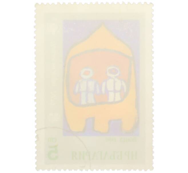 Почтовая марка 5 стотинок 1980 года Болгария «Международная детская ассамблея Знамя мира — Космонавты» (Артикул: K12-77097) — Фото №2